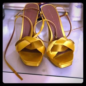 Zara Gold knot sandal